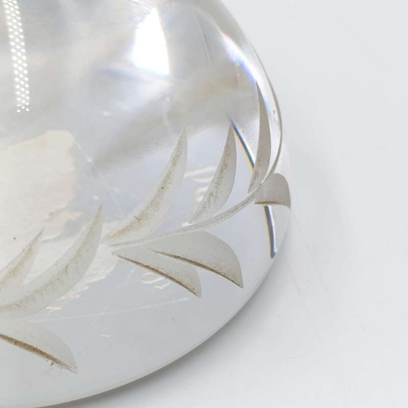 Vintage Scotland glass paperweight