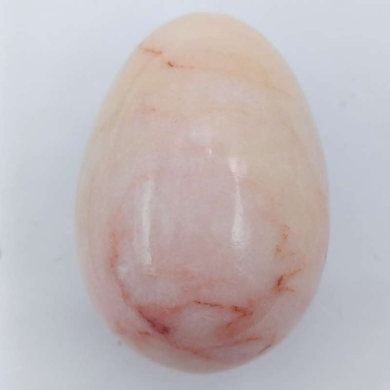 Beautiful pink marble polished egg