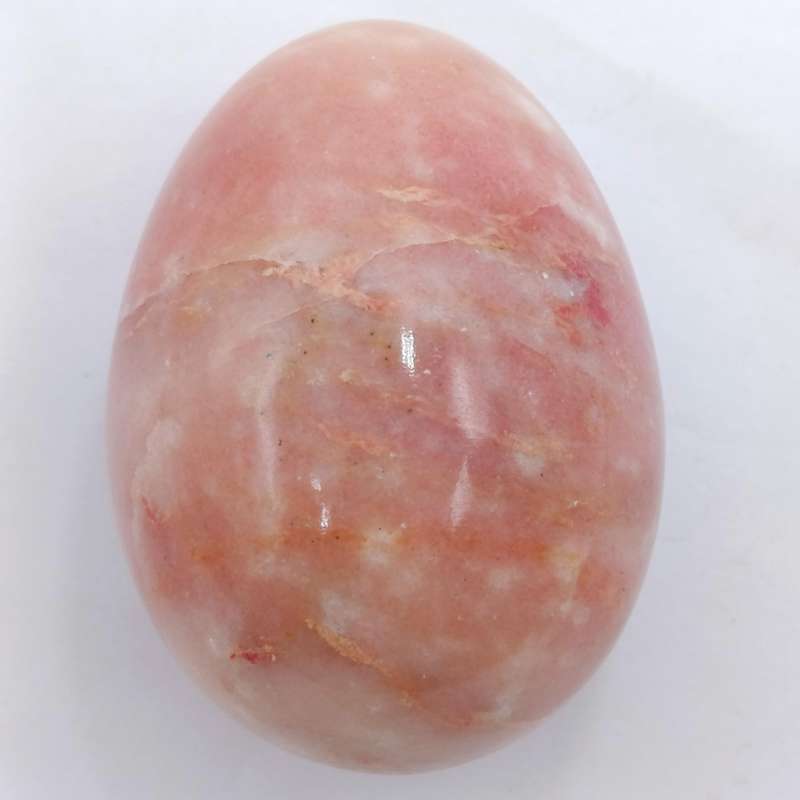 Beautiful pink marble polished egg
