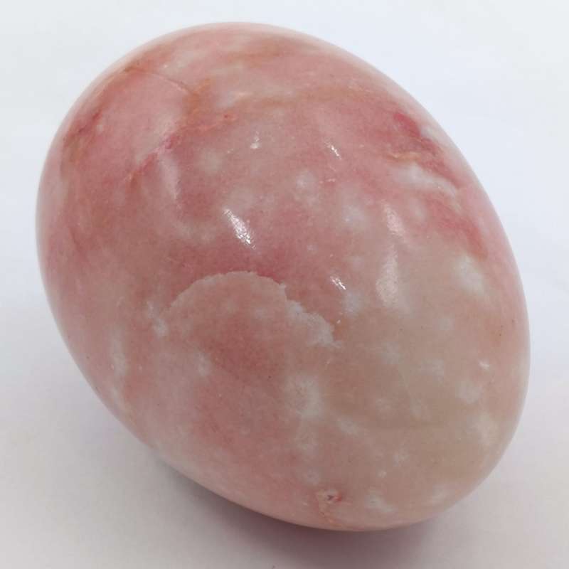 Beautiful pink marble polished egg