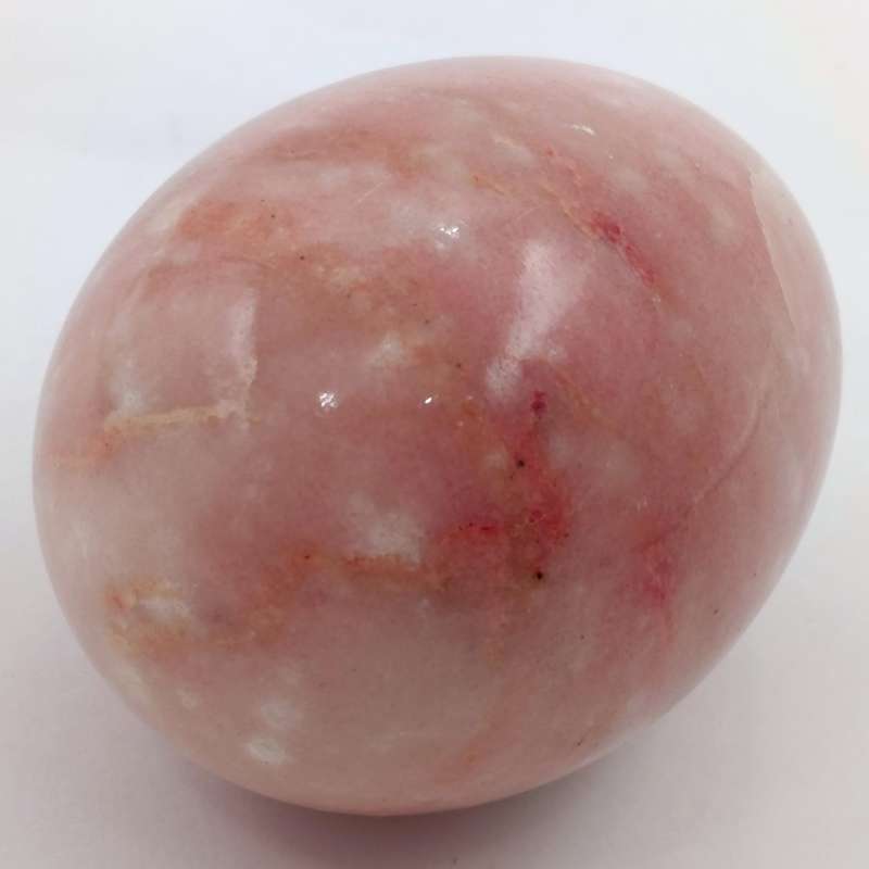 Beautiful pink marble polished egg