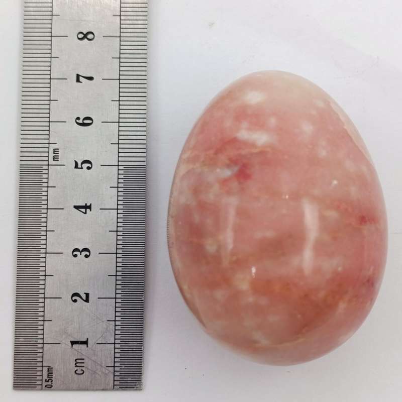 Beautiful pink marble polished egg