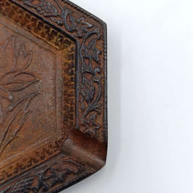 Set of 4 vintage iron ashtray