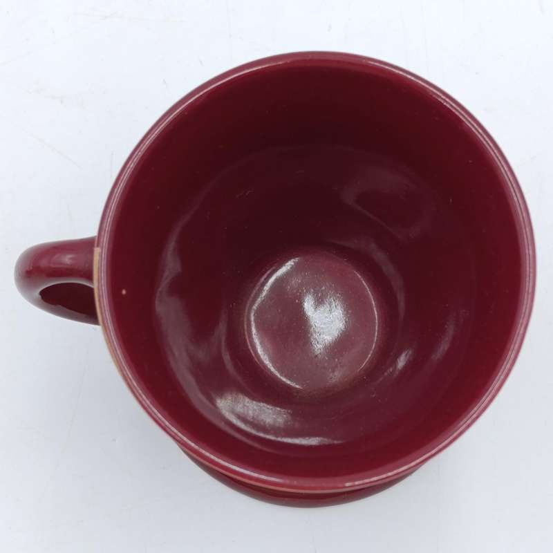 Pair of signed Linda Frichtel Jester coffee cups