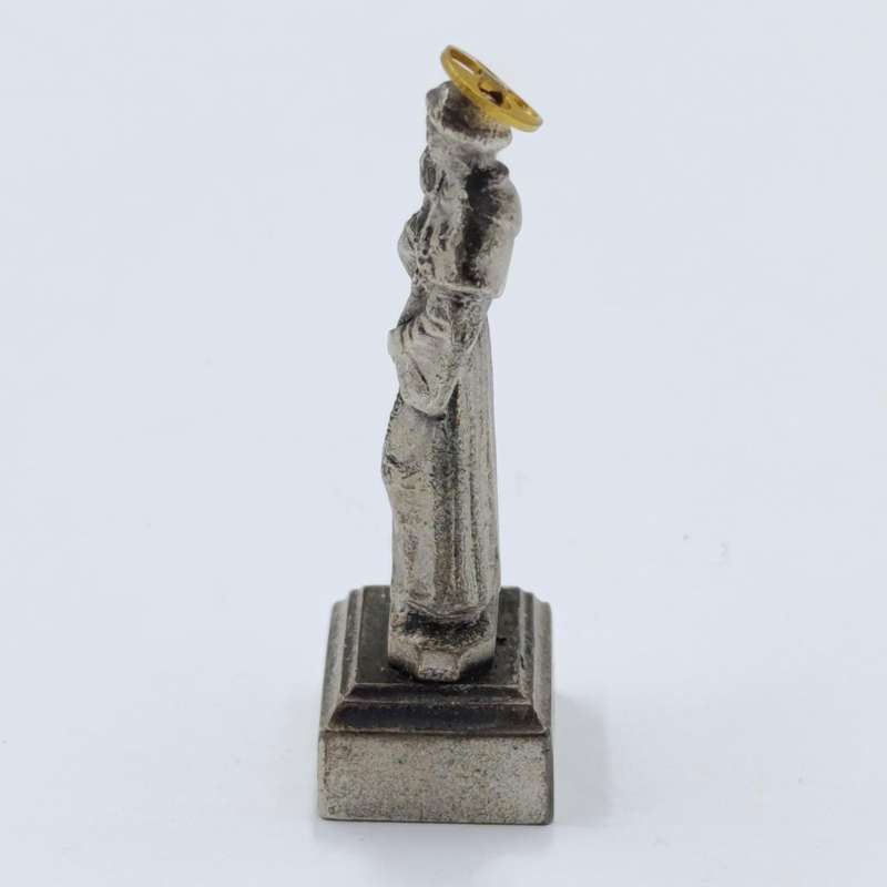800 Silver St Autouic statuette in original box - 14,7 grams statue alone