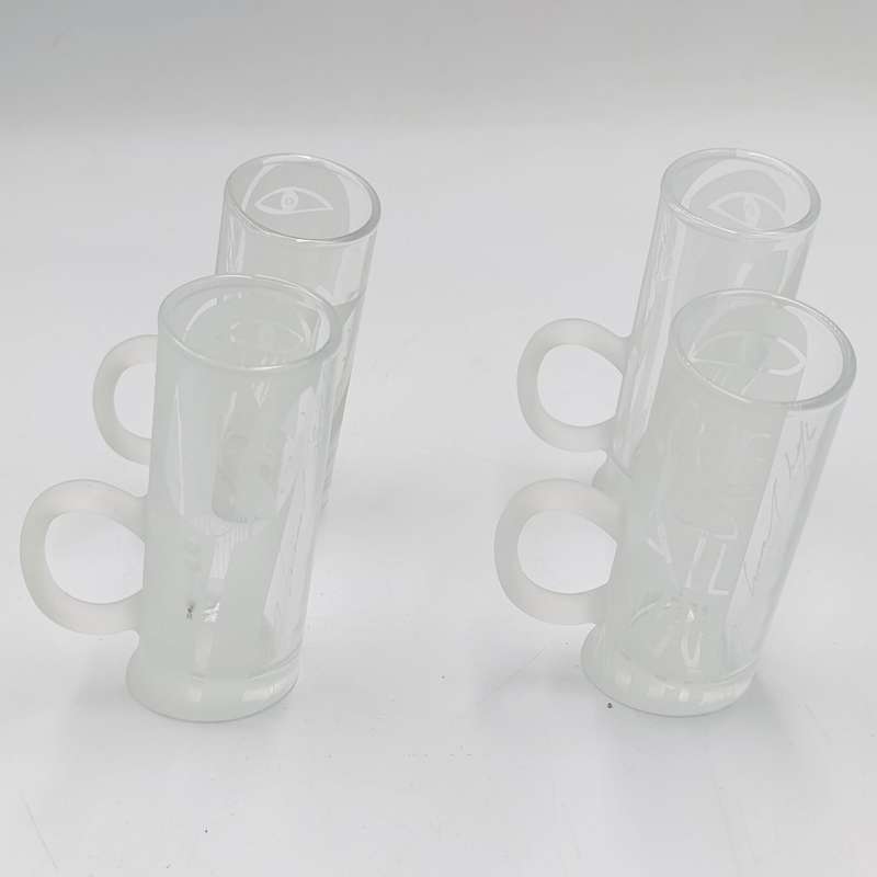 Set of 4 Picasso inspired liquor glasses