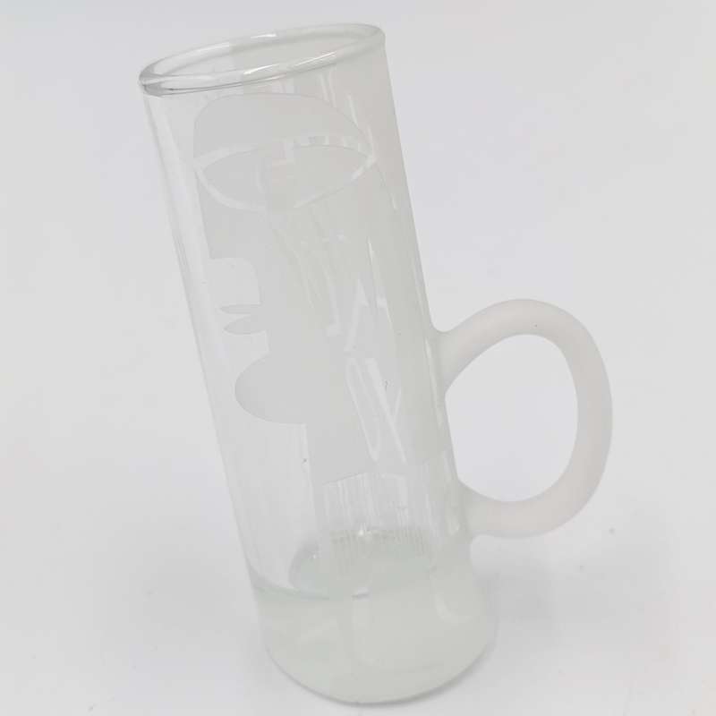 Set of 4 Picasso inspired liquor glasses