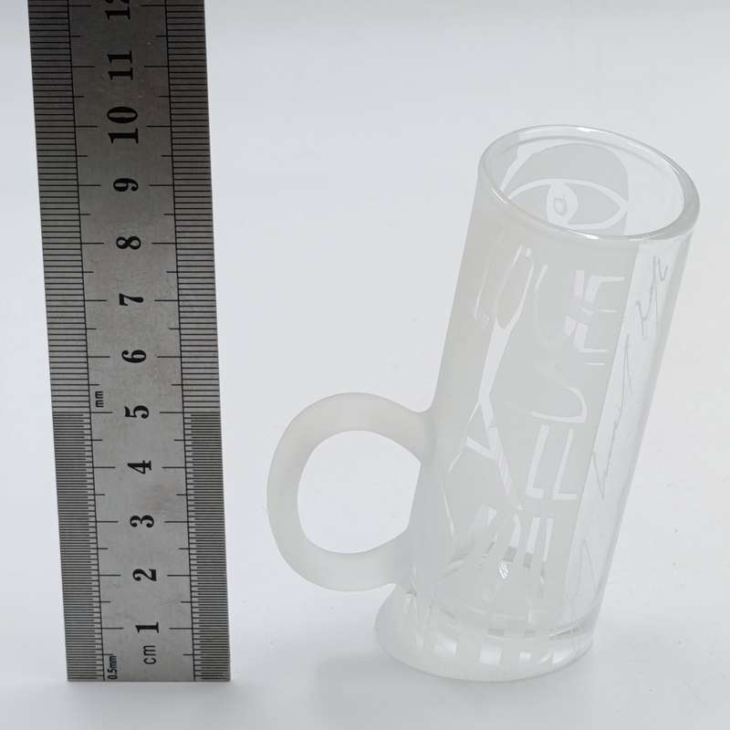 Set of 4 Picasso inspired liquor glasses