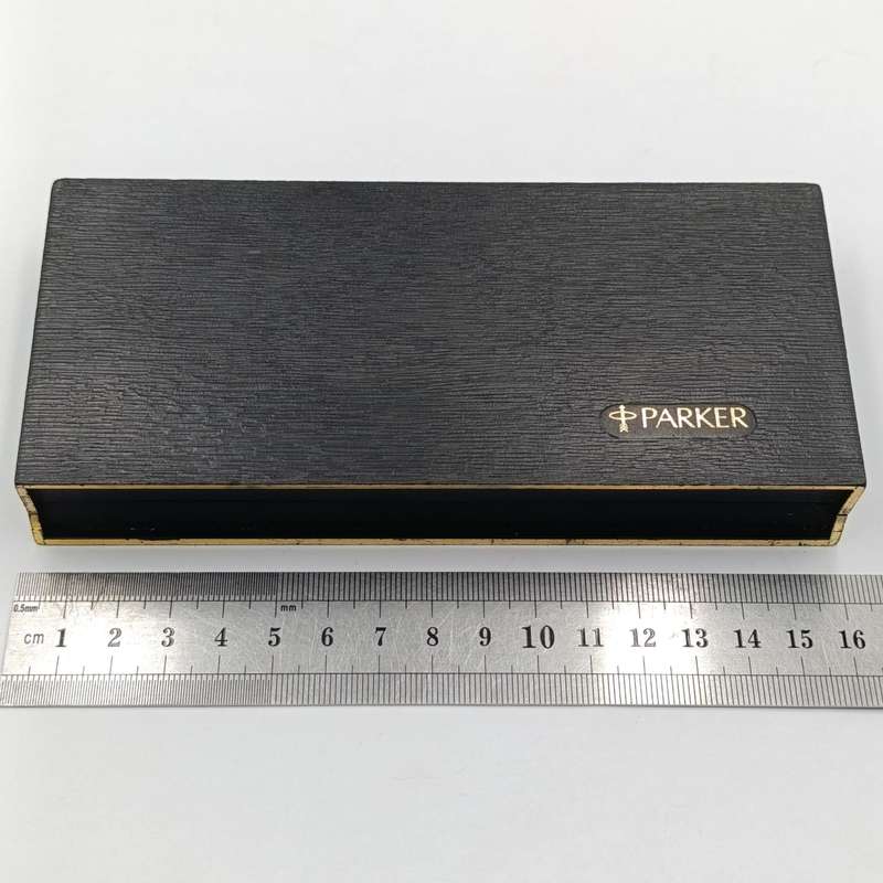Vintage Parker pen and pencil set - engraved Leerlingraad '91