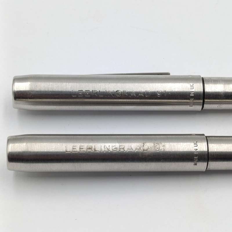 Vintage Parker pen and pencil set - engraved Leerlingraad '91