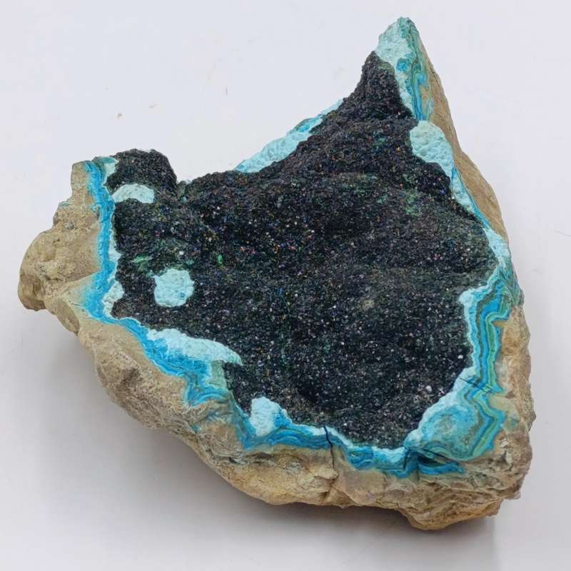 Azurite and Malachite mineral specimen of 299 grams