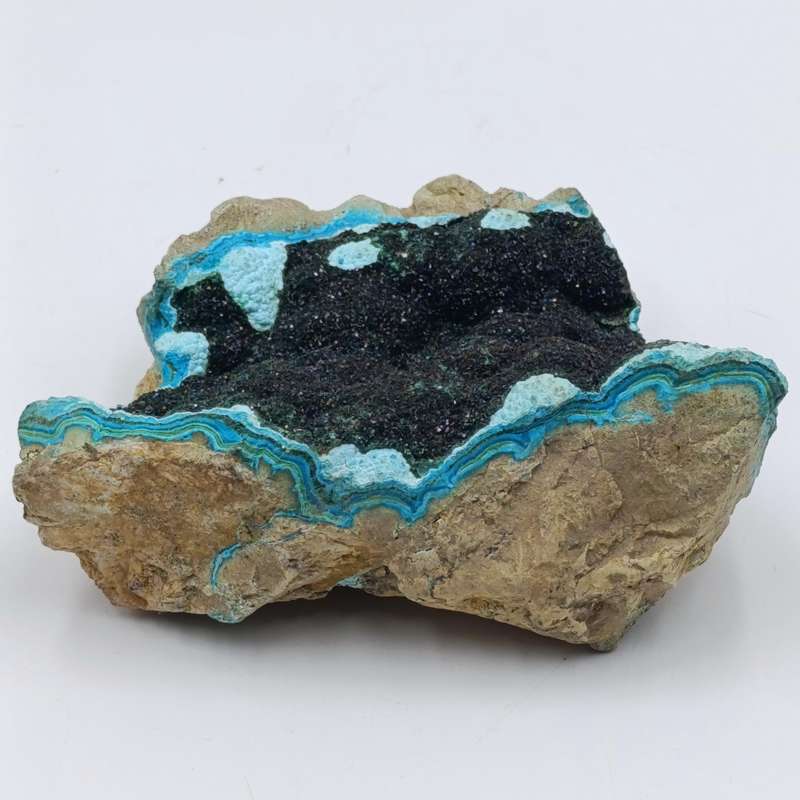 Azurite and Malachite mineral specimen of 299 grams