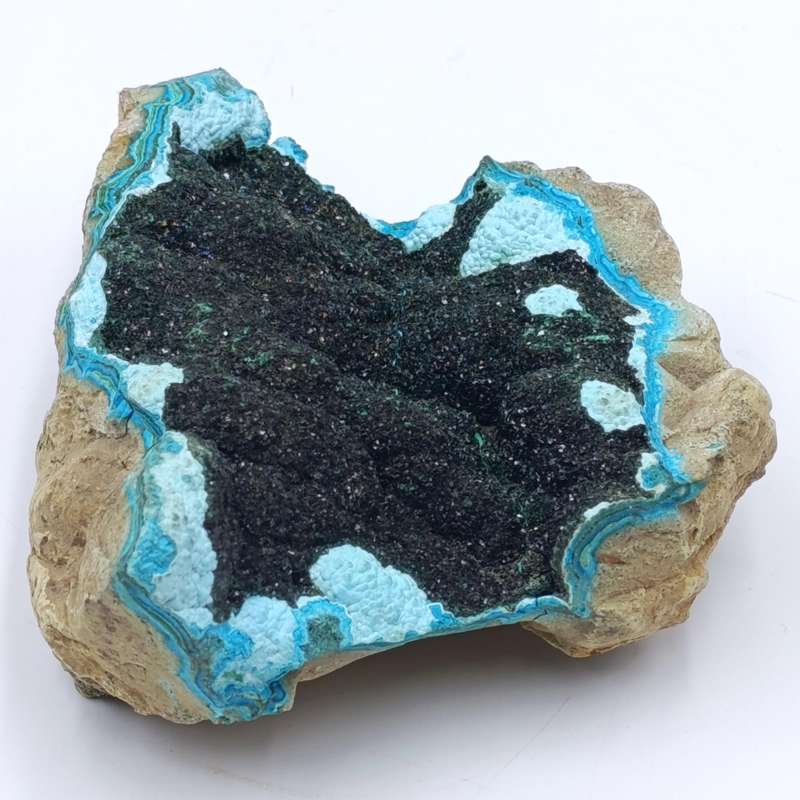 Azurite and Malachite mineral specimen of 299 grams