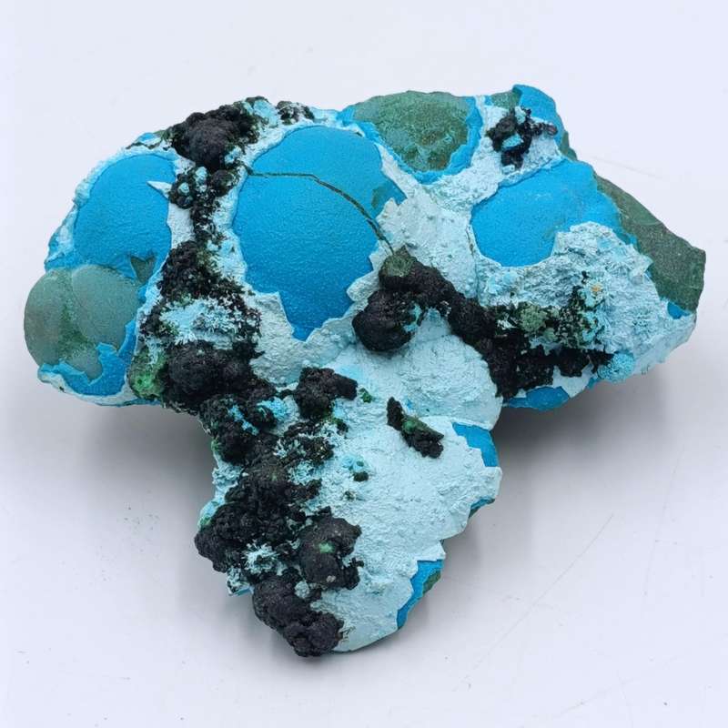 Azurite and Malachite mineral specimen of 297 grams