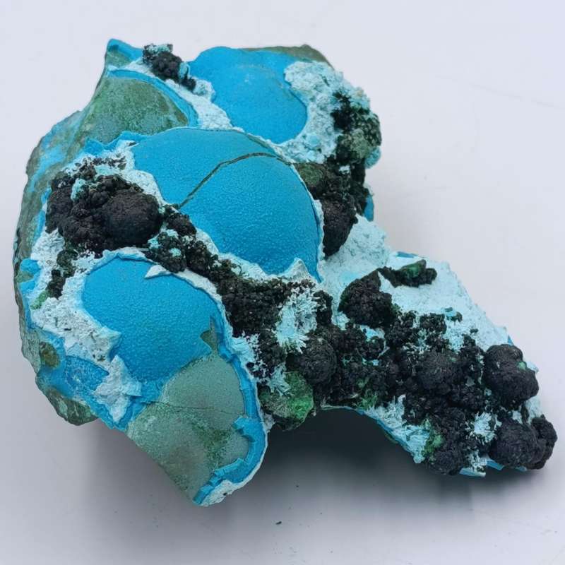 Azurite and Malachite mineral specimen of 297 grams