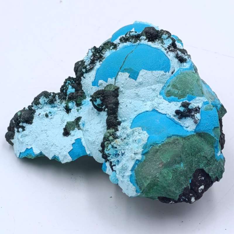 Azurite and Malachite mineral specimen of 297 grams