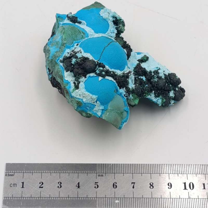 Azurite and Malachite mineral specimen of 297 grams