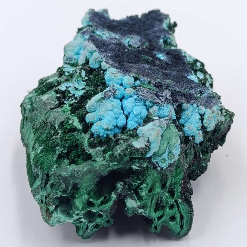 Azurite and Malachite mineral specimen of 473 grams