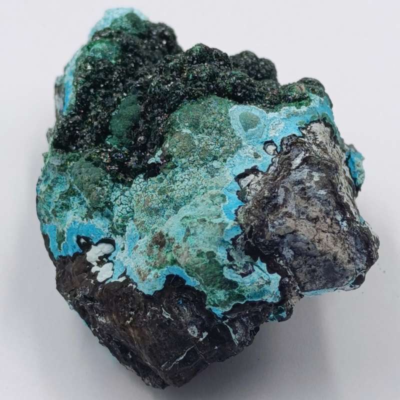 Azurite and malachite mineral specimen of 239 grams