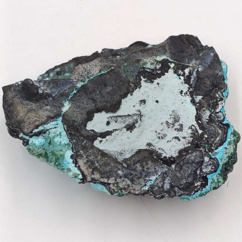 Azurite and Malachite mineral specimen of 109 grams