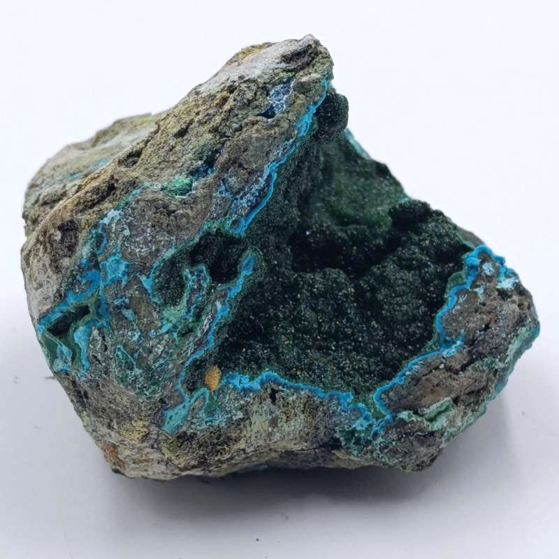 Azurite and Malachite mineral specimen of 179 grams