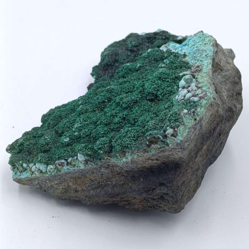 Azurite and Malachite mineral specimen of 404 grams