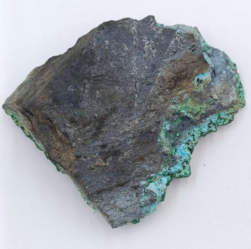 Azurite and Malachite mineral specimen of 404 grams