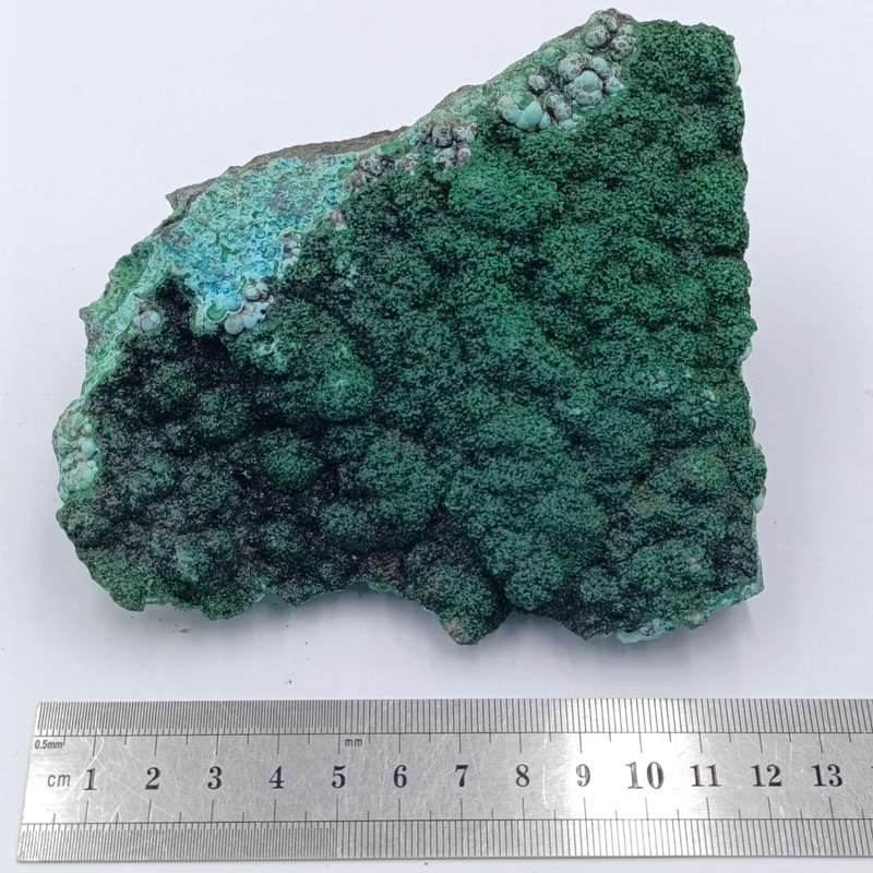 Azurite and Malachite mineral specimen of 404 grams