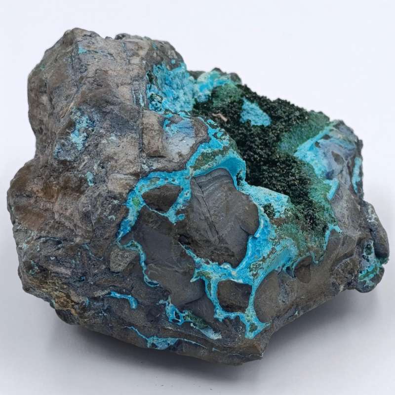 Azurite and Malachite mineral specimen of 373 grams