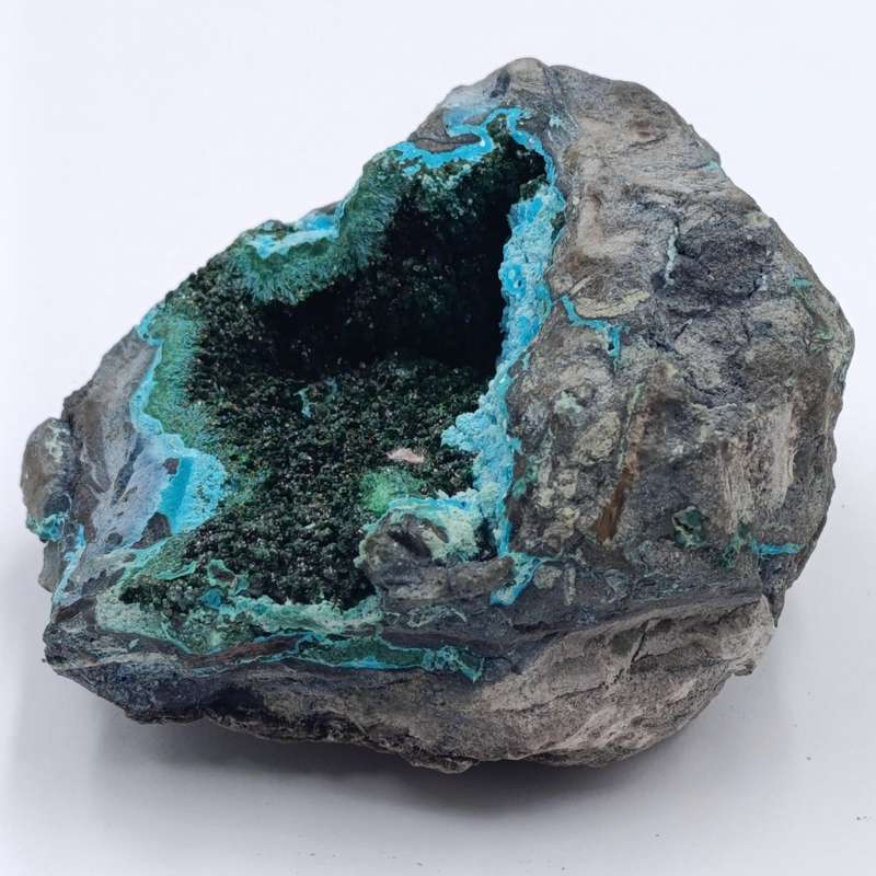 Azurite and Malachite mineral specimen of 373 grams