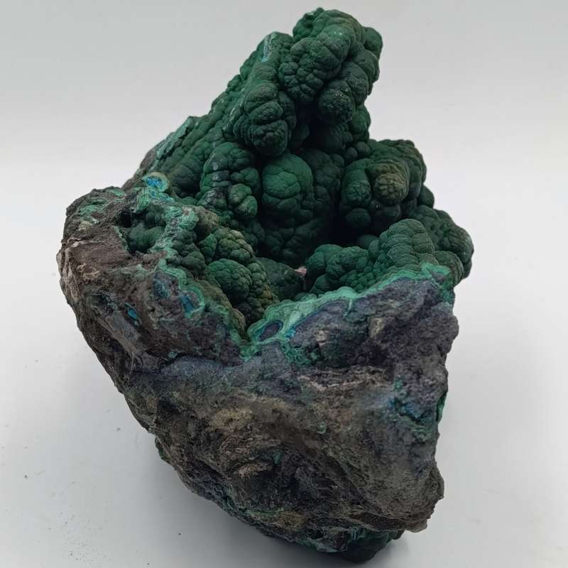 Large piece of Malachite and Azurite mineral specimen of 1,4 kg