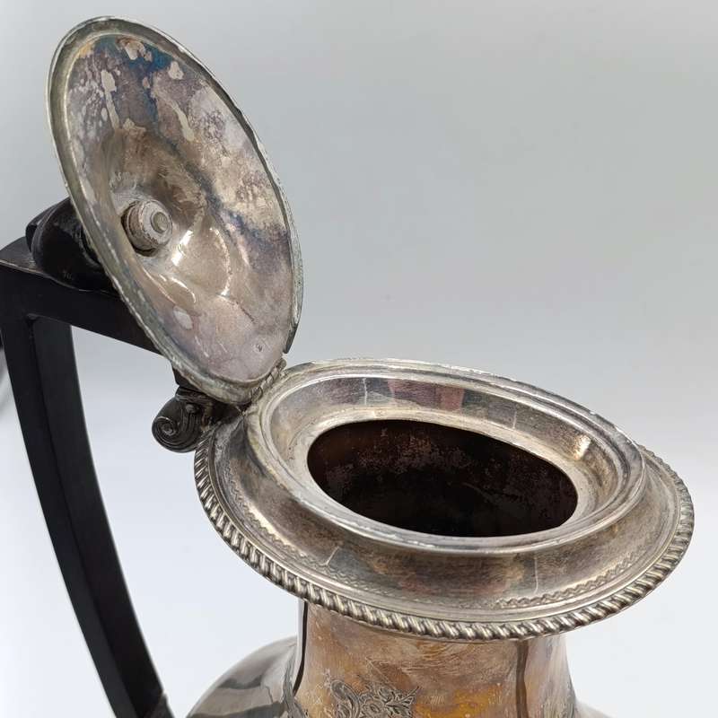 Antique silverplated coffee pot