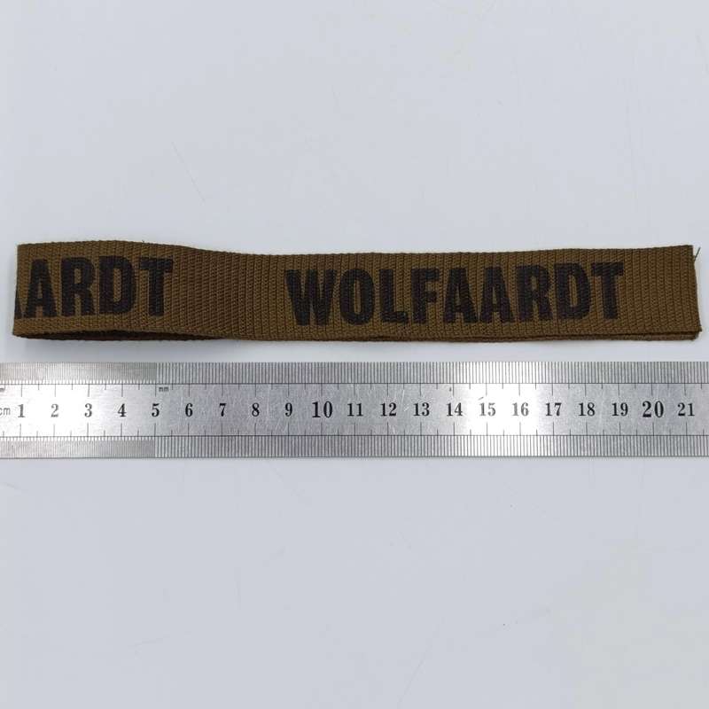SADF strip of 3 Wolfaardt name badges