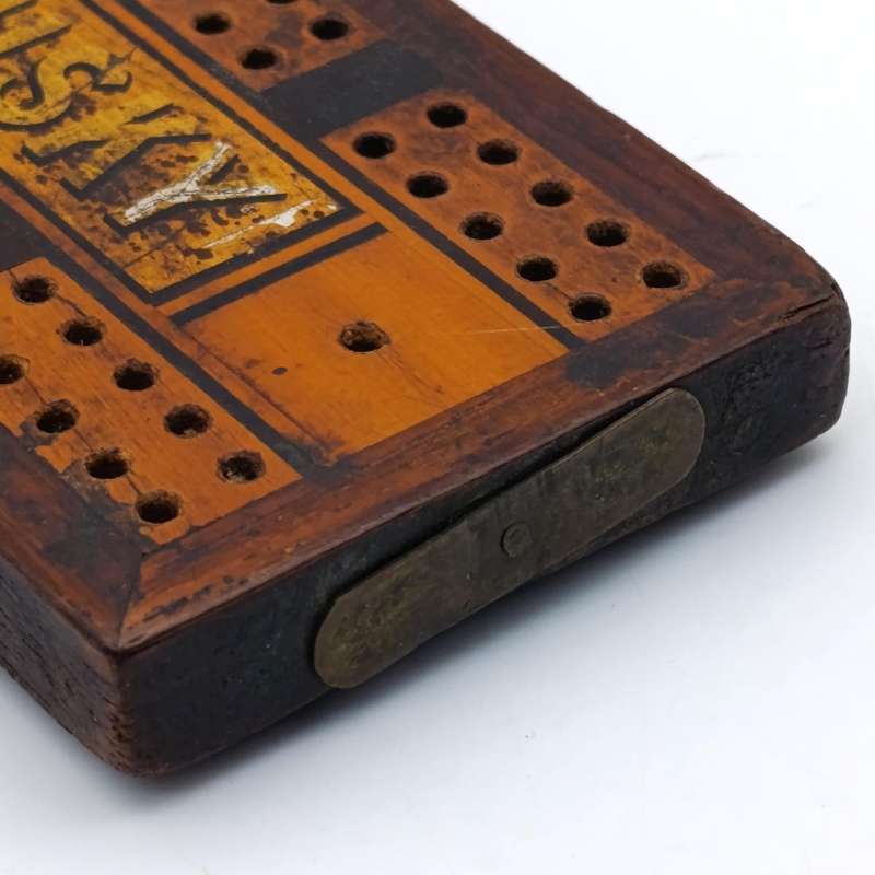 Vintage Dewar's Whiskey cribbage board game