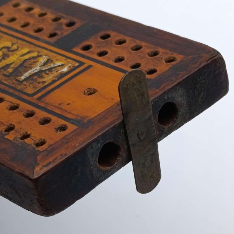 Vintage Dewar's Whiskey cribbage board game