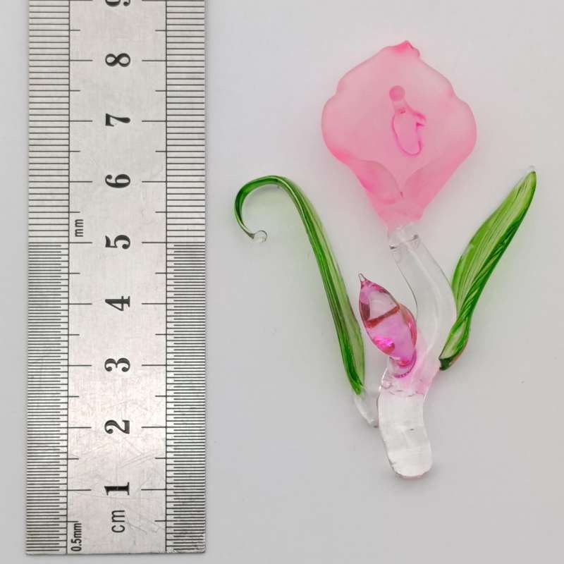 Beautiful handmade glass flower