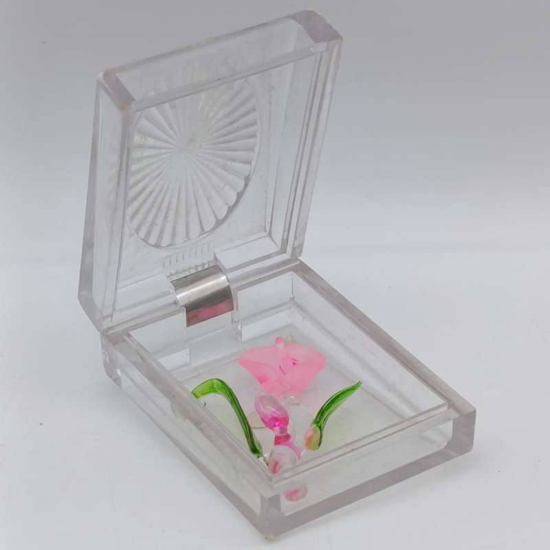 Beautiful handmade glass flower