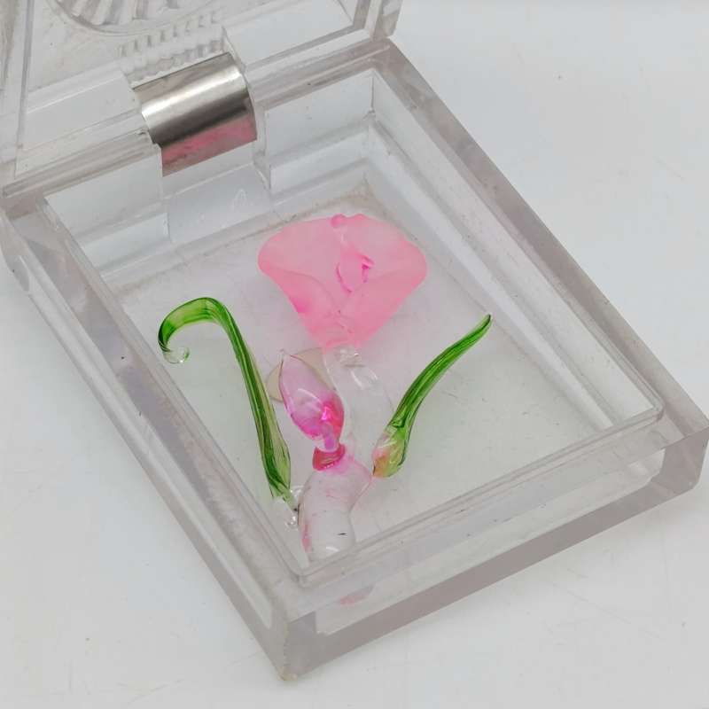 Beautiful handmade glass flower