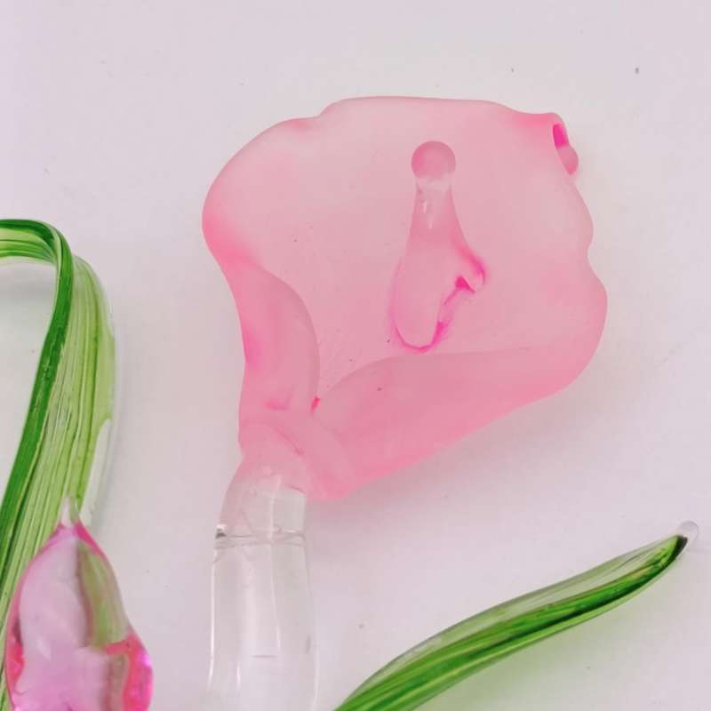 Beautiful handmade glass flower