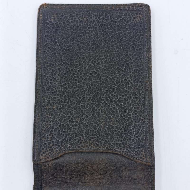 Colonial Bank antique / vintage leather and leatherette purse