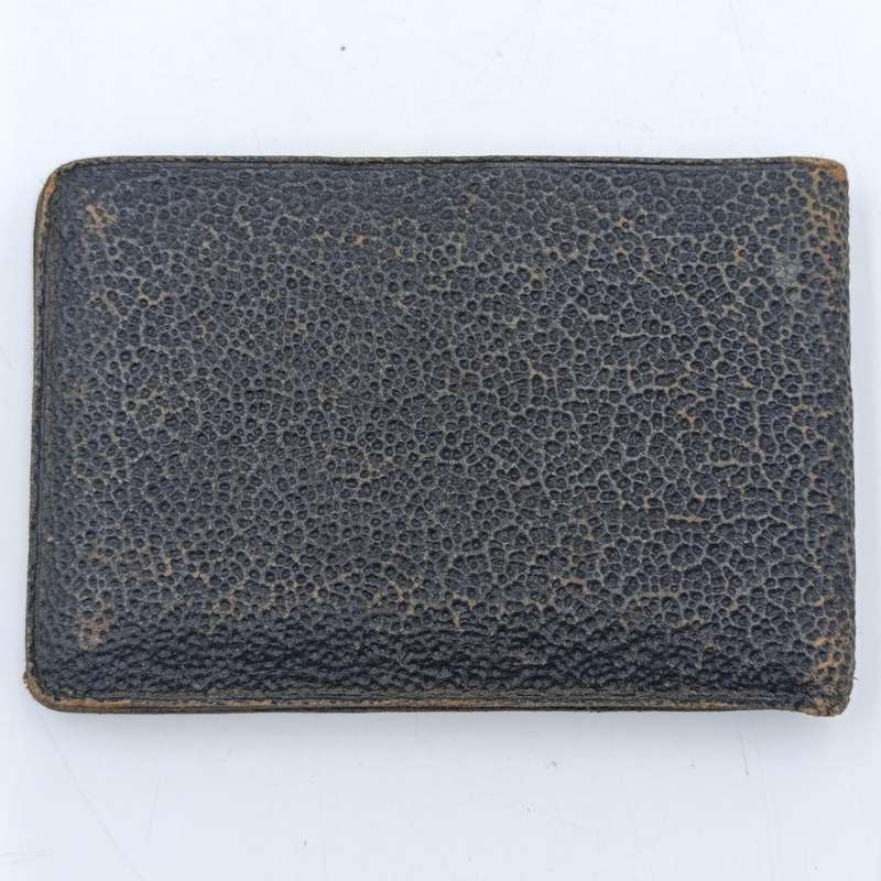 Colonial Bank antique / vintage leather and leatherette purse