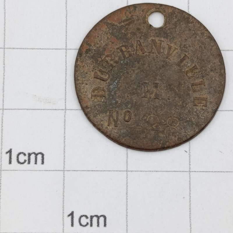 1942 Wartime Durbanville Dog license No.28 - rare