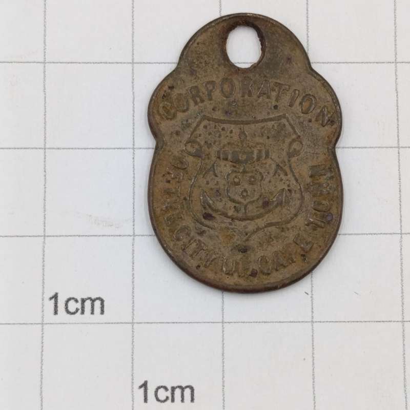 1915 City of Cape Town Dog License No. 2195 - rarely seen WW1 period