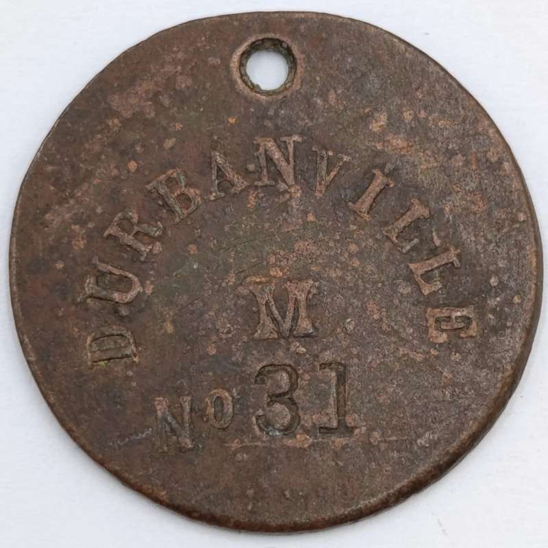 1946 Durbanville Dog License No. 31 - rare