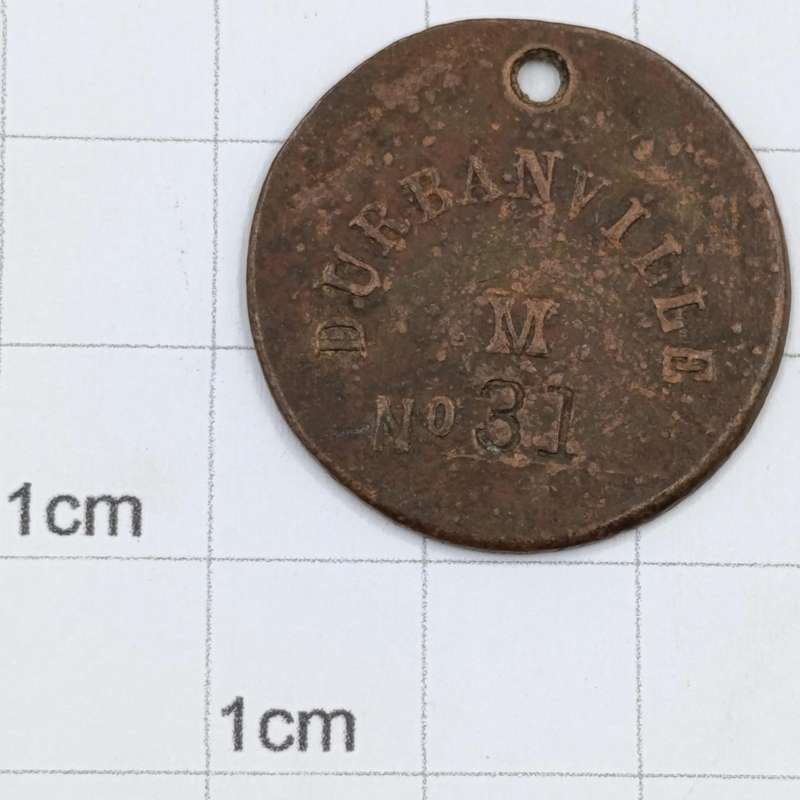 1946 Durbanville Dog License No. 31 - rare