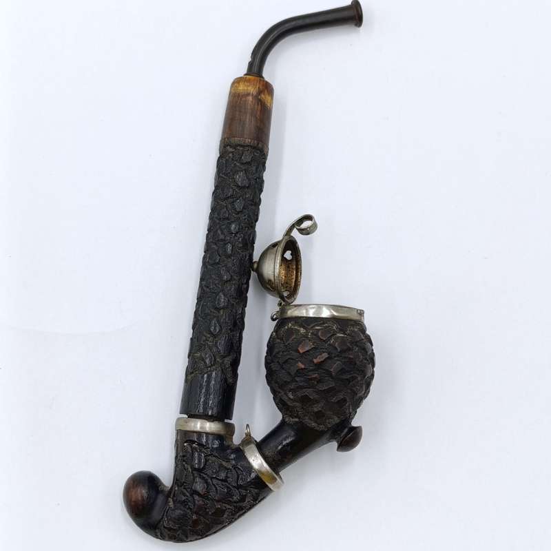 Swiss Black Forest mountain hunter's smoking pipe