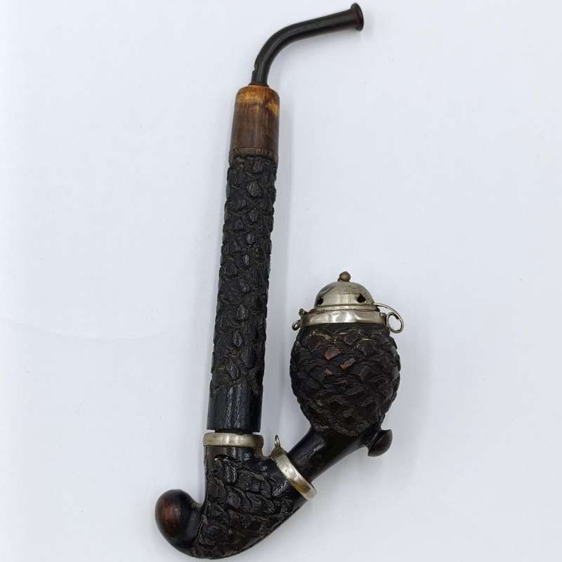 Swiss Black Forest mountain hunter's smoking pipe