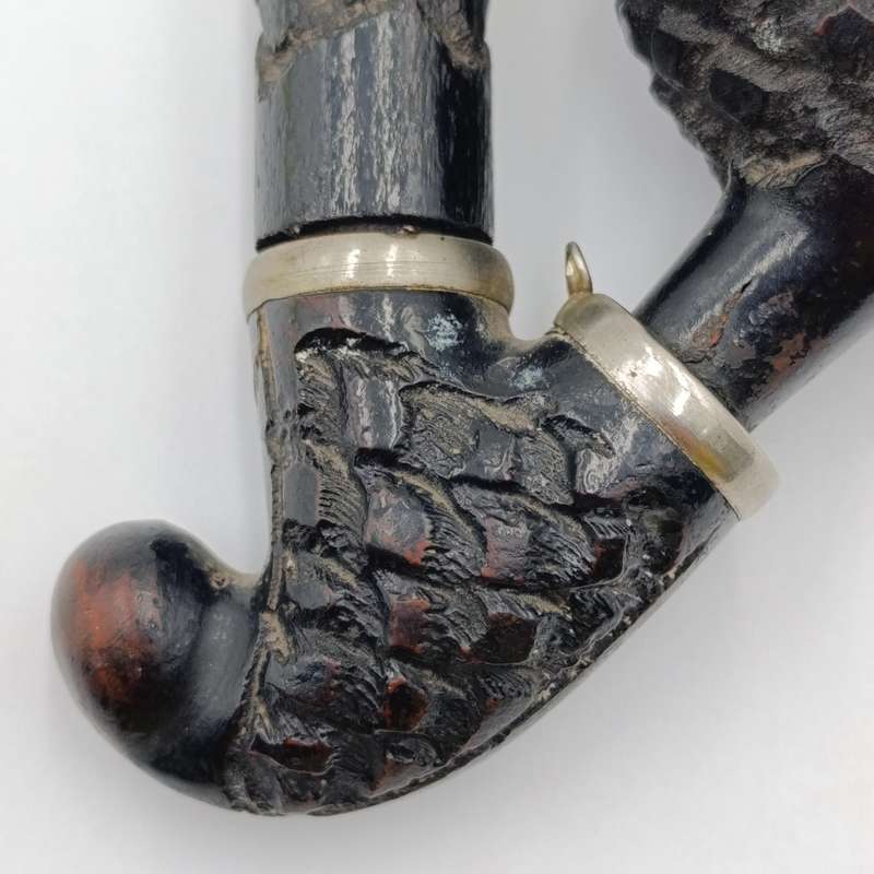 Swiss Black Forest mountain hunter's smoking pipe