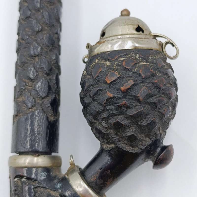 Swiss Black Forest mountain hunter's smoking pipe