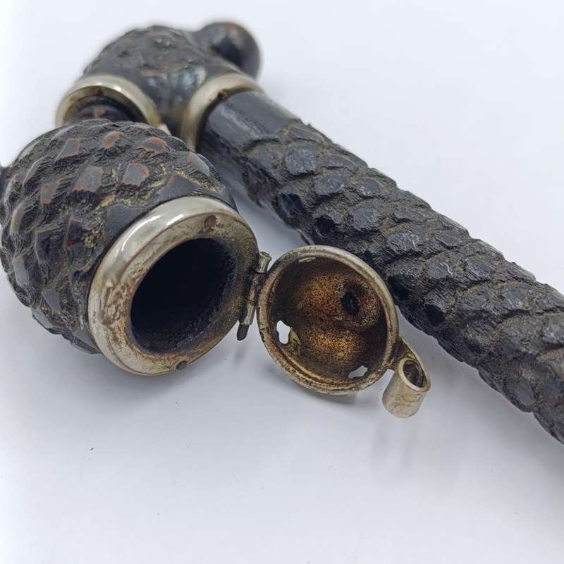 Swiss Black Forest mountain hunter's smoking pipe